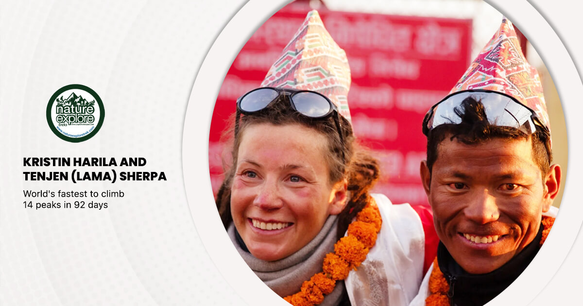 Record: Kristin and Tenjen Fastest Climbing of 14 Peaks in 92 Days